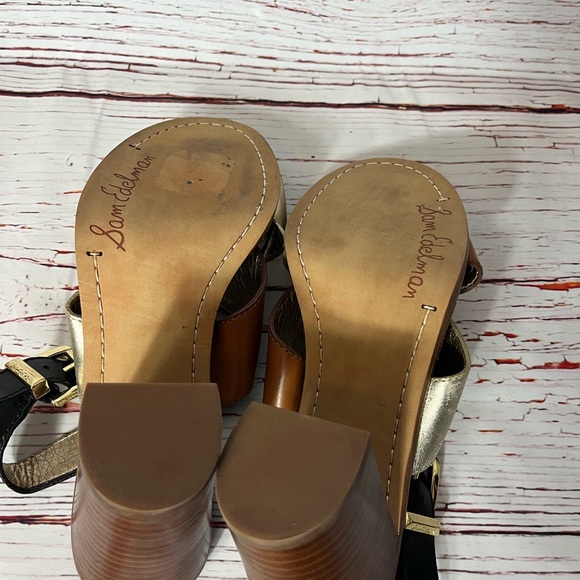 Sam Edelman Leather Multicolored Heels - Picture 4 of 4